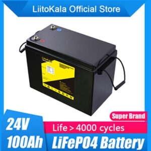 Акумулятор LiFePO4, LiitoKala, 24V 100Ah, BMS smart плата
