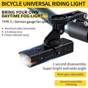 Велофара Q06, 310LM, Li-Ion акумулятор, ЗП Type-C, індикація заряду