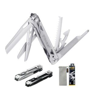 Мультитул Traveler MQ063G Silver, багатофункціональний інструмент 11 см, 148 г