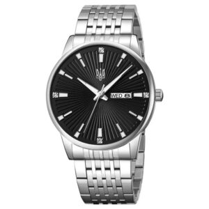 Годинники наручні 9323SIBK SKMEI, SILVER-BLACK, UKRAINE