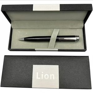 Кулькова ручка в подарунковому футлярі, металева LION 100