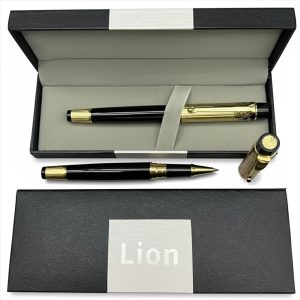 Ручка ролерна подарункова в коробці Lion 286