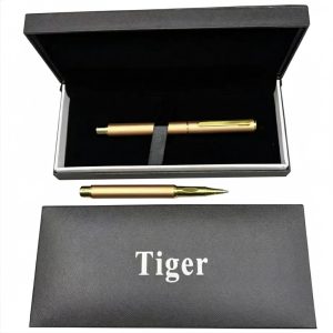 Подарункова ручка ролерна Tiger у футлярі (золотиста) 30063