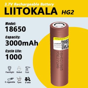 Акумулятор високострумовий 18650, LiitoKala Lii-HG2, 3000mah, ОРИГІНАЛ
