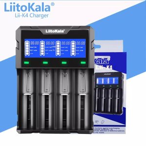Зарядний пристрій LiitoKala Lii-K4, Power Bank, 18650/ 26650/ 21700/ 26700/ AA