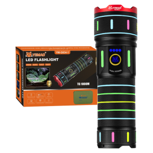 Тактичний ліхтар YEMAO YM-G634-1, 2500LM, акумулятор 40700 (9000 mAh), чохол, блок живлення